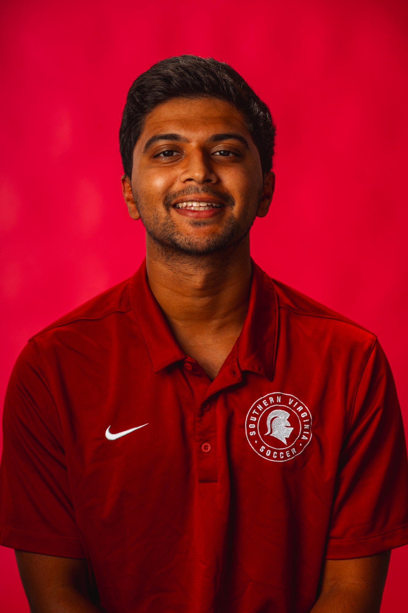 The Southern Virginia University Men’s Soccer team comes into the photo studio for athletic headshots on the campus of Southern Virginia University in Buena Vista, Virginia on August 16, 2024. (Sam Larson, Marketing).