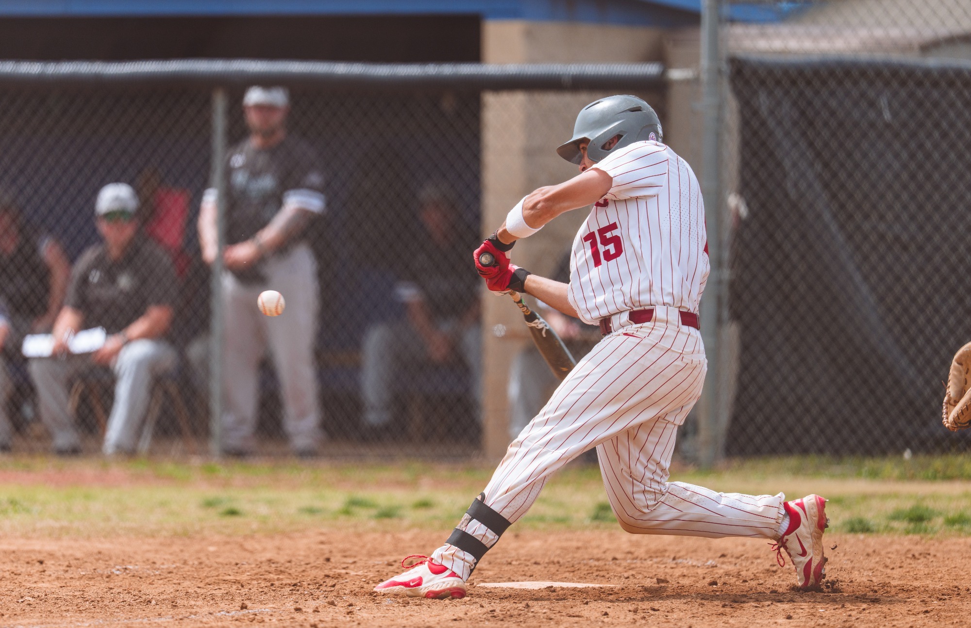 BSB 2025 Ryan Farris At Bat vs William Peace University BB