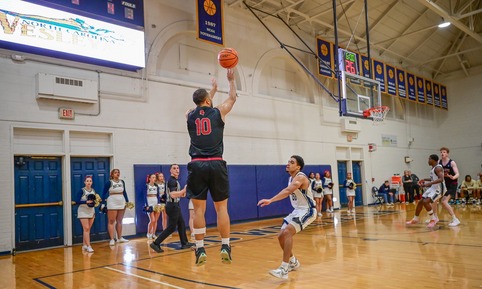 MBB DJ Green At N.C Wesleyan 2025-2026 Carl Lewis Photo @NCW