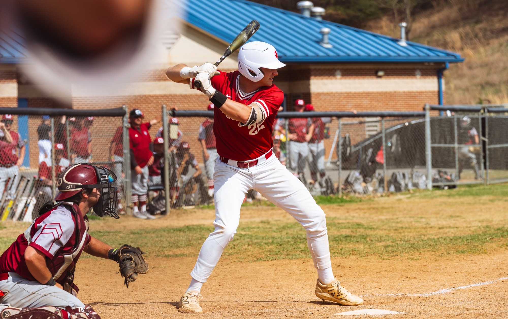 BSB All-Conference Geertsen Action Shot