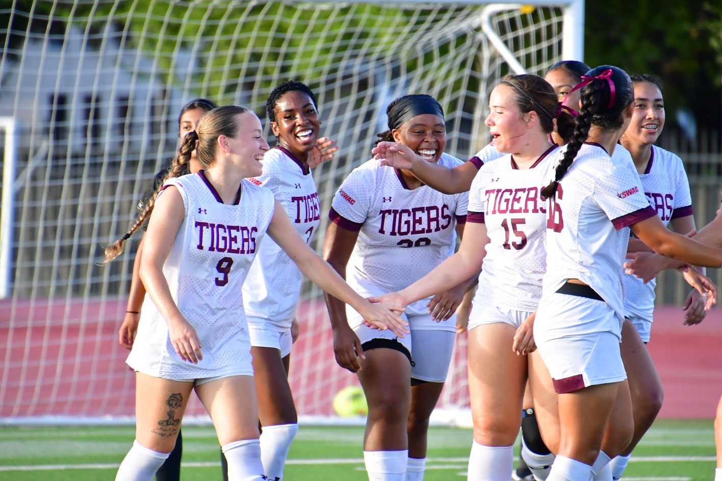 TSU Celebrates goal by Jaycelyn Russ 29