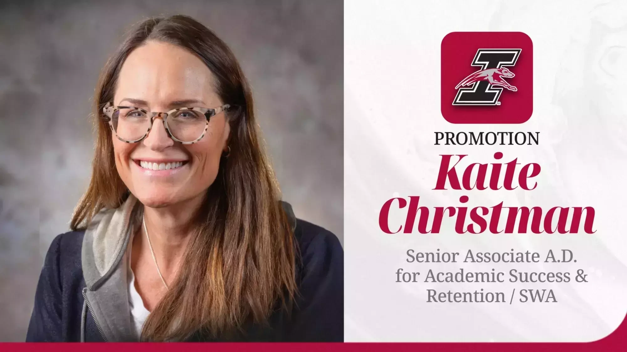 UIndy promoted Katie Christman to Senior Associate A.D. for Academic Success and Retention / SWA
