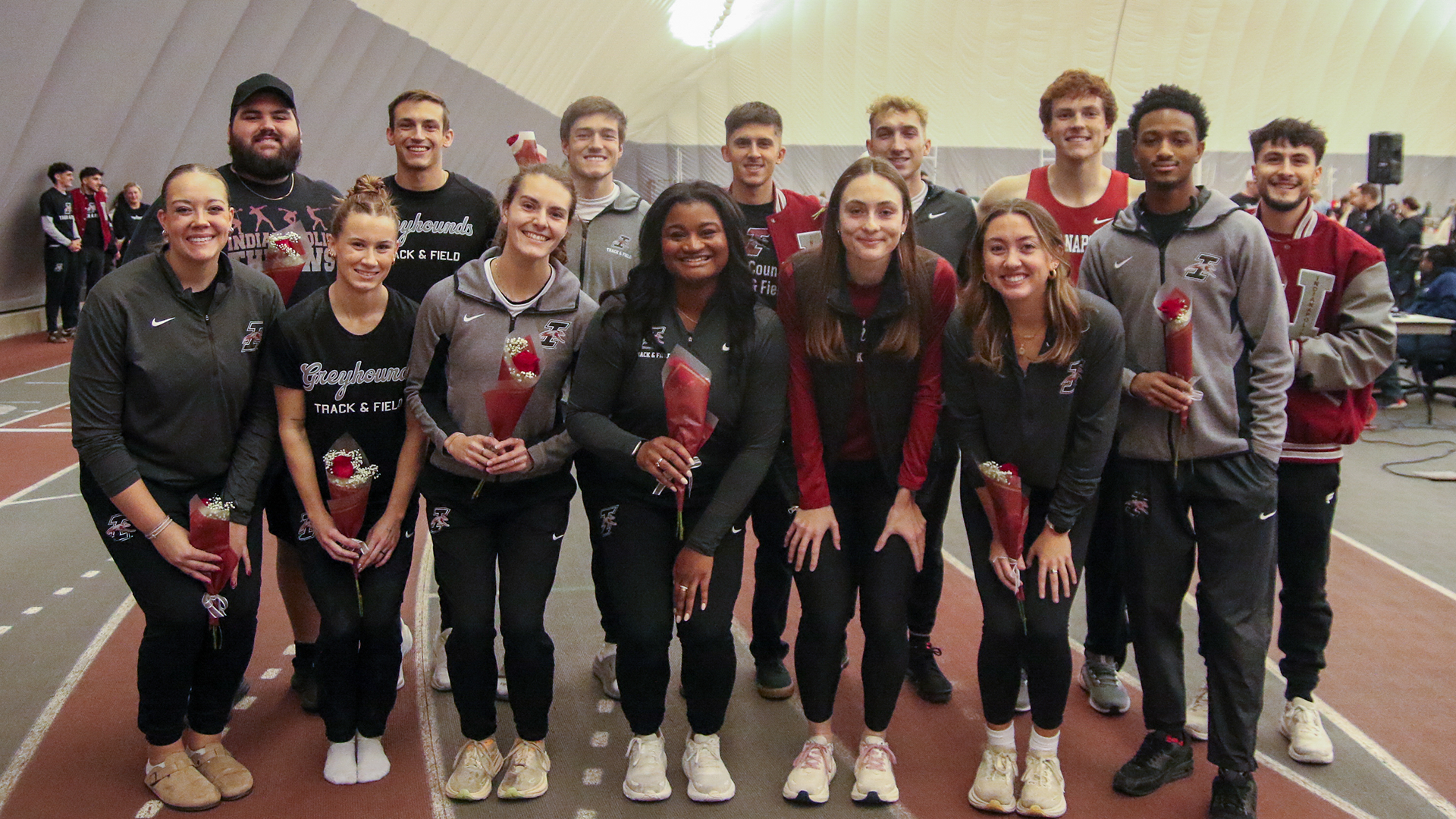 UIndy Track and Field 2025-26 Senior Class at the 2nd Annual Scott  Fangman Invitational