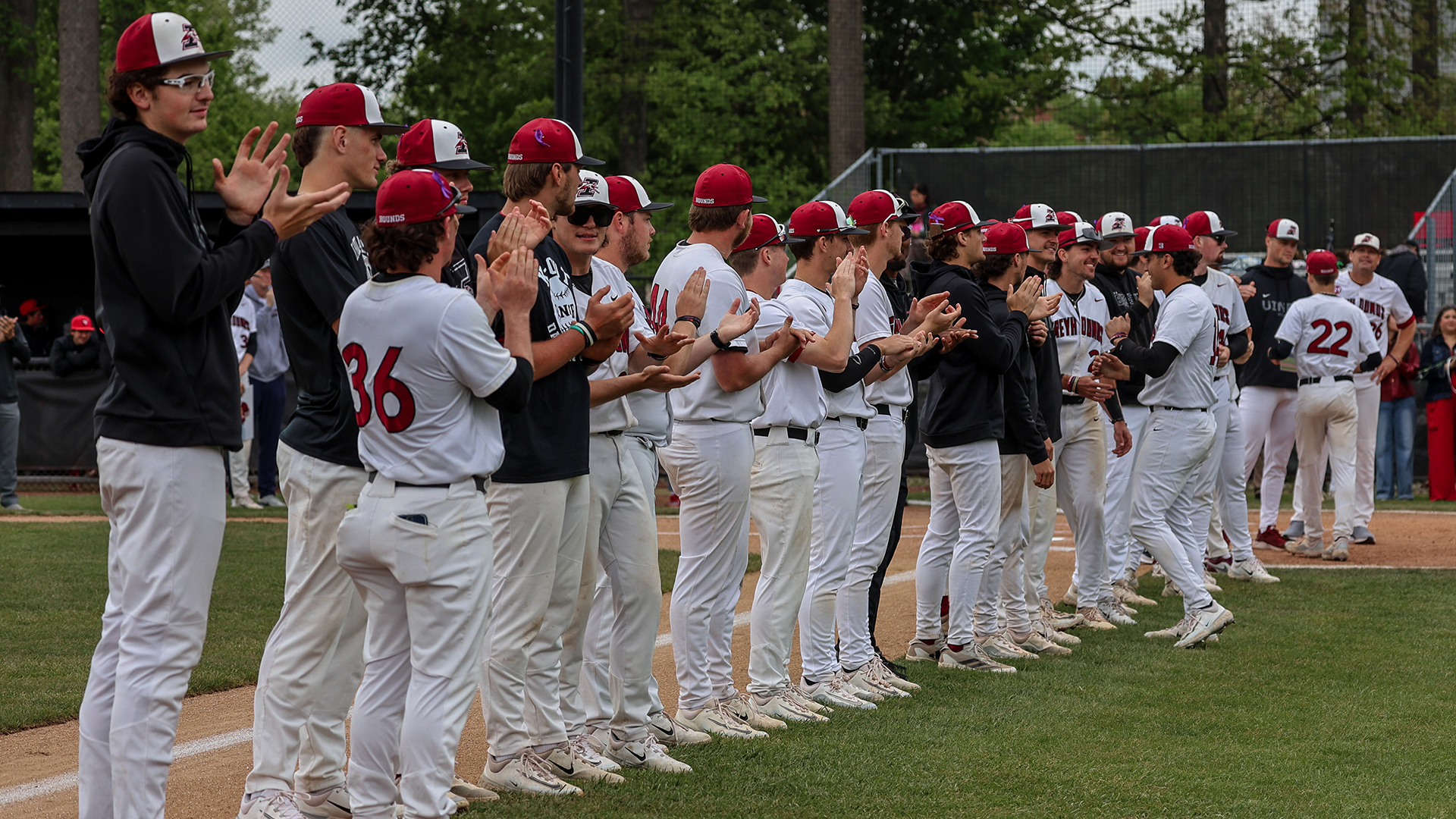 Baseball Celebrating Seniors