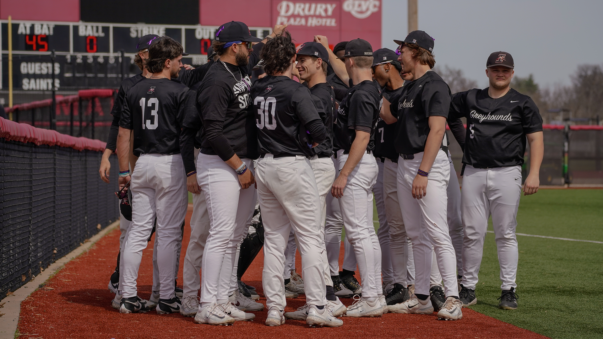 UIndy Baseball 2025 Huddling Up