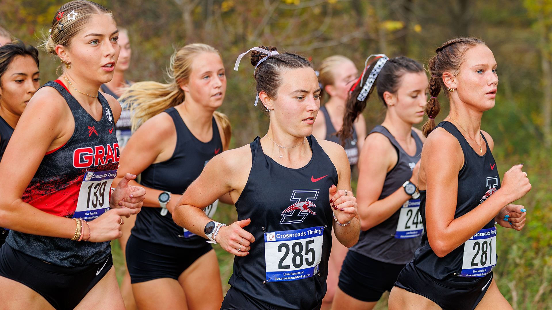 Elise Peckinpaugh and Savannah Danielson at the Ray Bullock Invitational