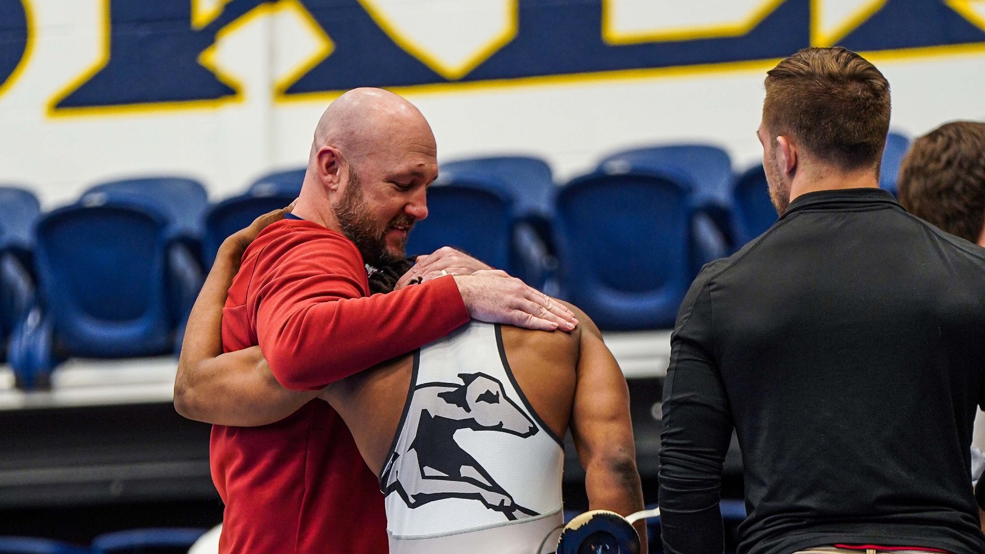 Coach and athlete Wrestling