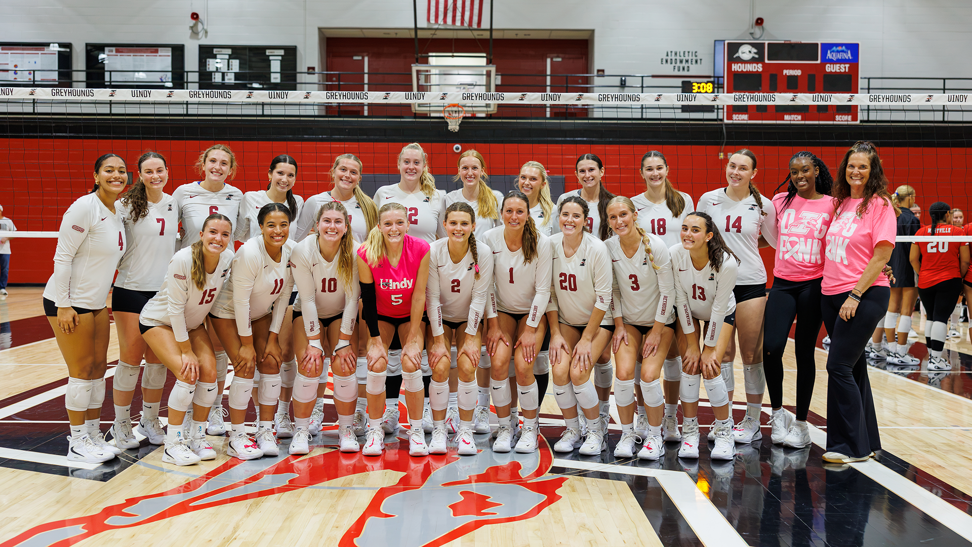 UIndy Volleyball and Dig Pink Honorary Captain Rebecca Gilliland