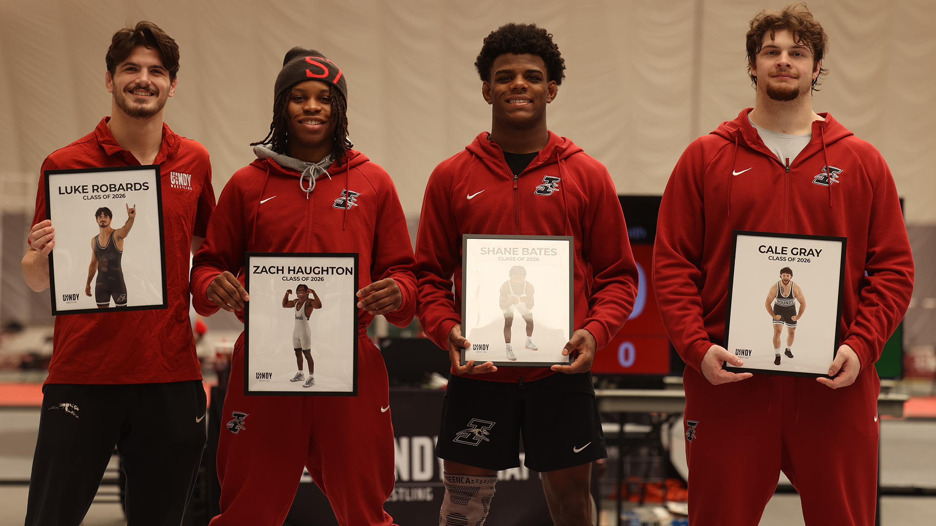 Luke Robards, Cale Gray, Shane Bates and Zach Haughton