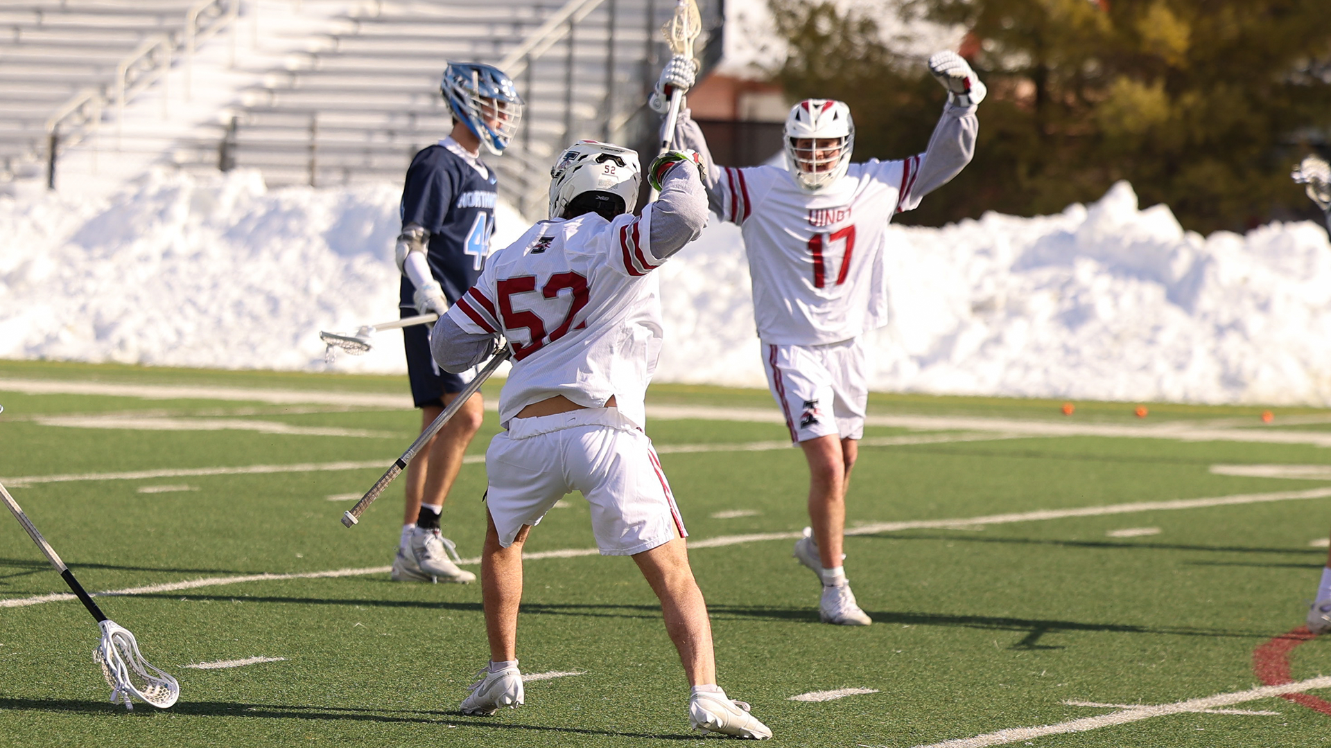 Men's Lacrosse celebration