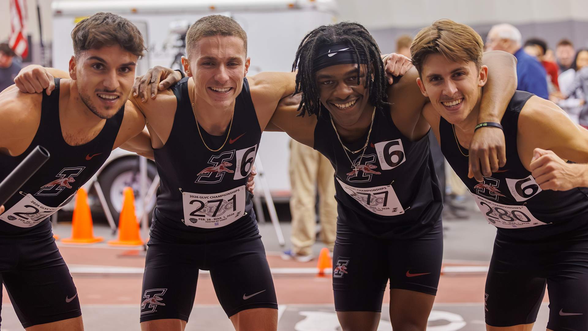UIndy's men's distance medley relay team