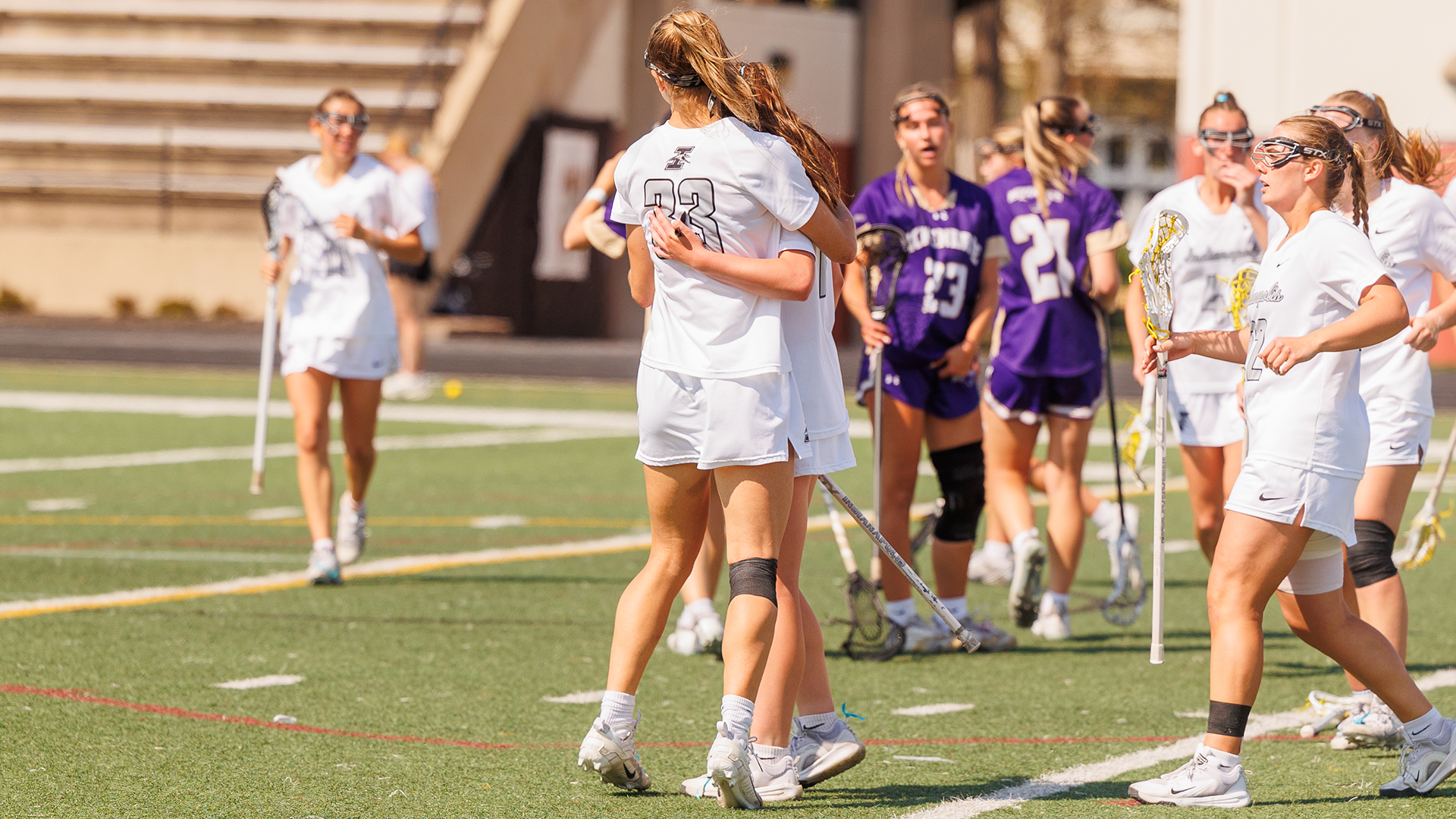 Malaena Michielin celebrating a goal