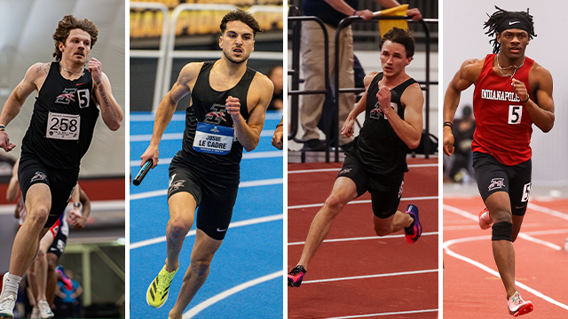 UIndy men's 4x400m wins GLVC Track Athlete of the Week Accolade