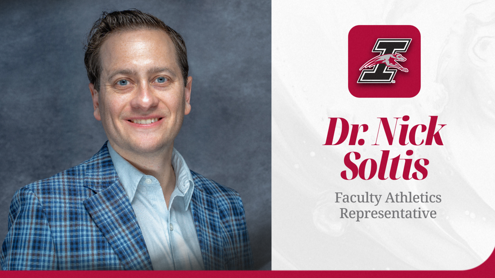UIndy announced Dr. Nick Soltis as its new Faculty Athletics Representative