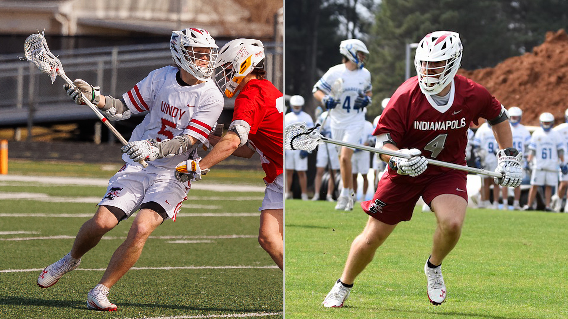 UIndy men's lacrosse student-athletes Nick Luitwieler and Brayden Arnett