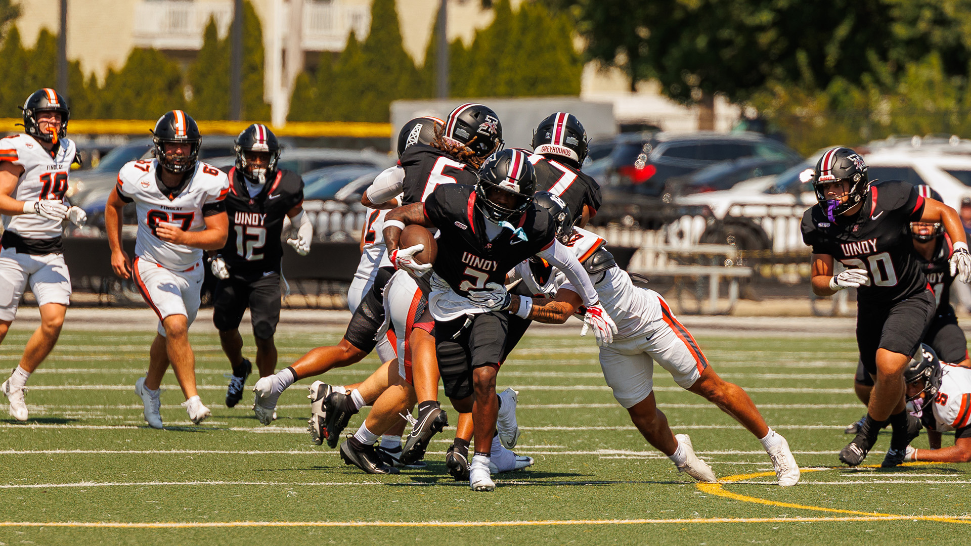 Anthony Crowell returning a kickoff versus Findlay on Saturday, Sept. 5, 2026.