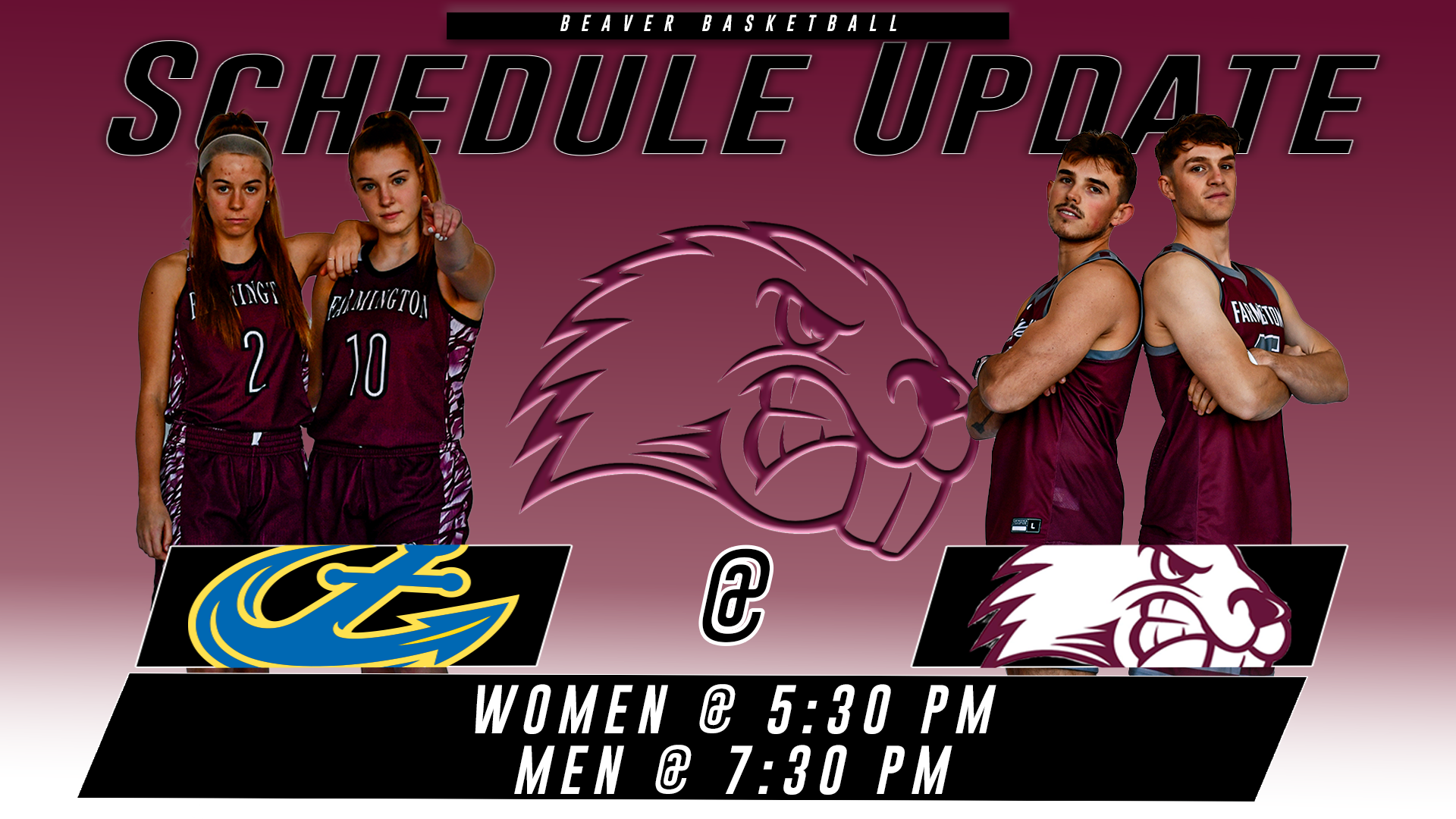 Beaver Basketball Schedule Update University of Maine at Farmington