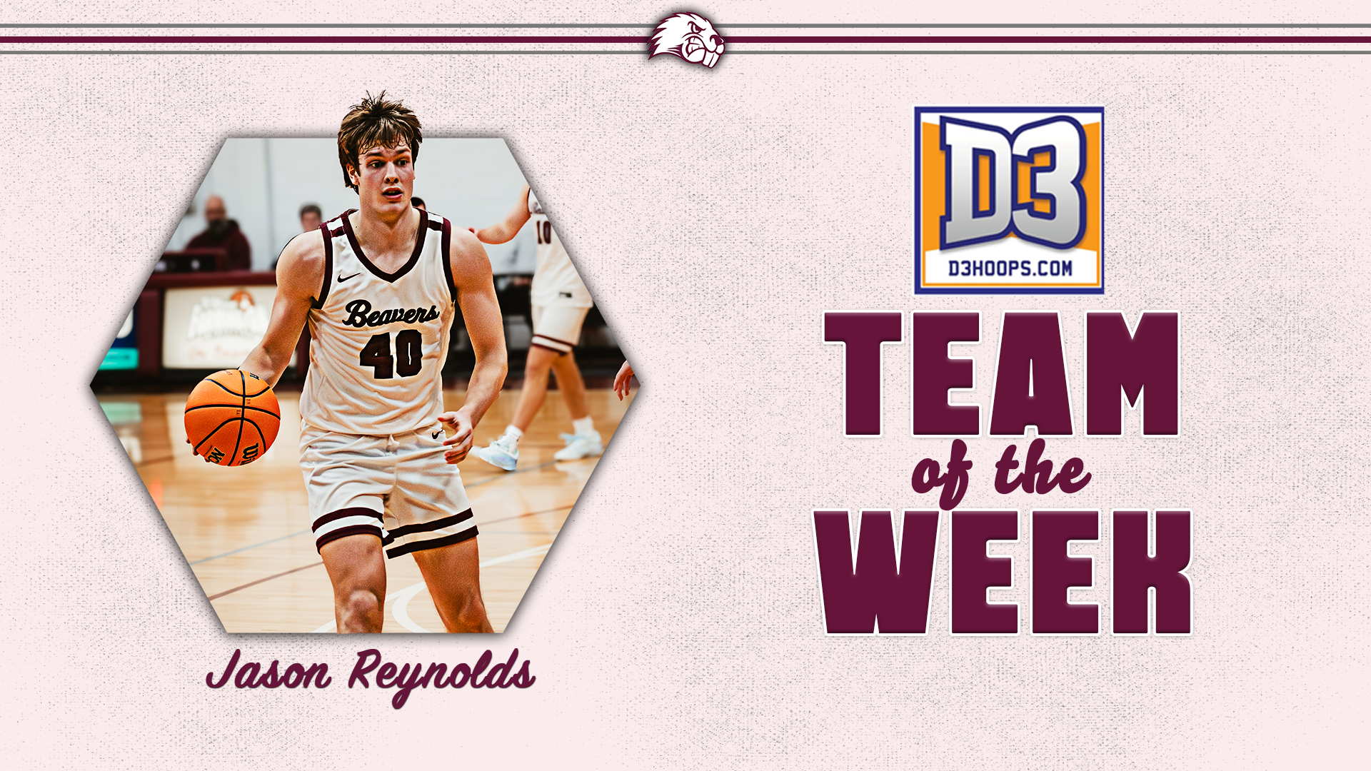 Reynolds D3Hoops Team of the Week 2026