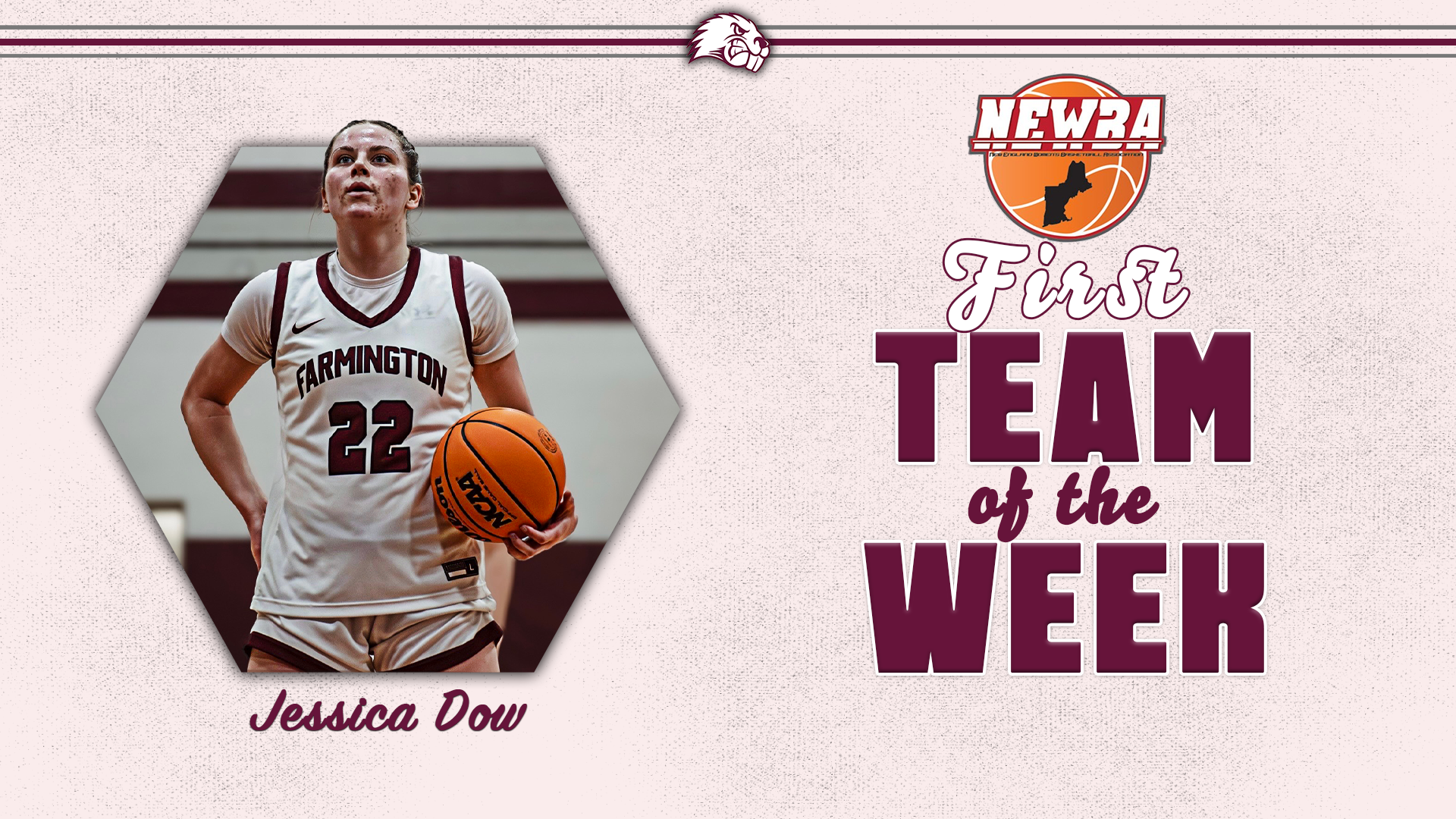 Jessica Dow Team of the Week NEWBA 2/10/26