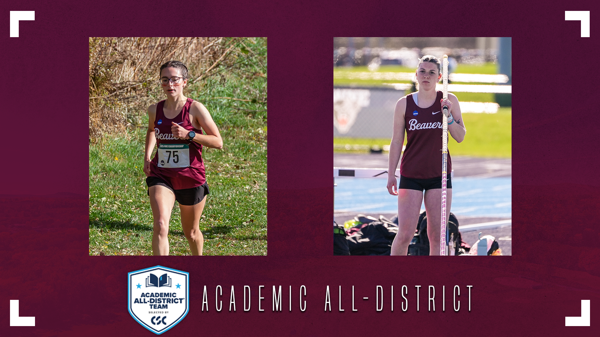 WTF CSC Academic All-District 2026