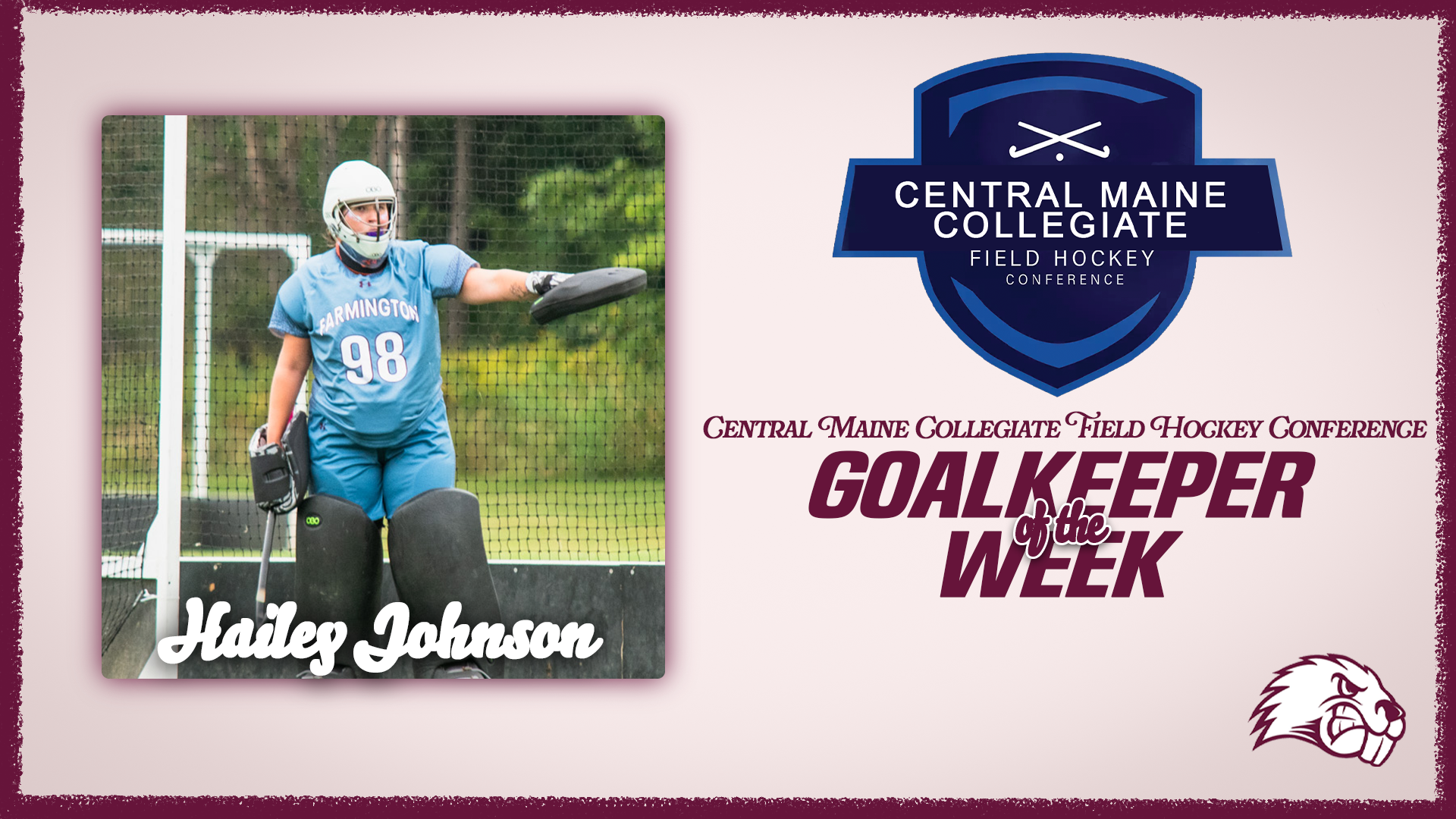 Hailey Johnson CMCFHC GOTW 9/24/26