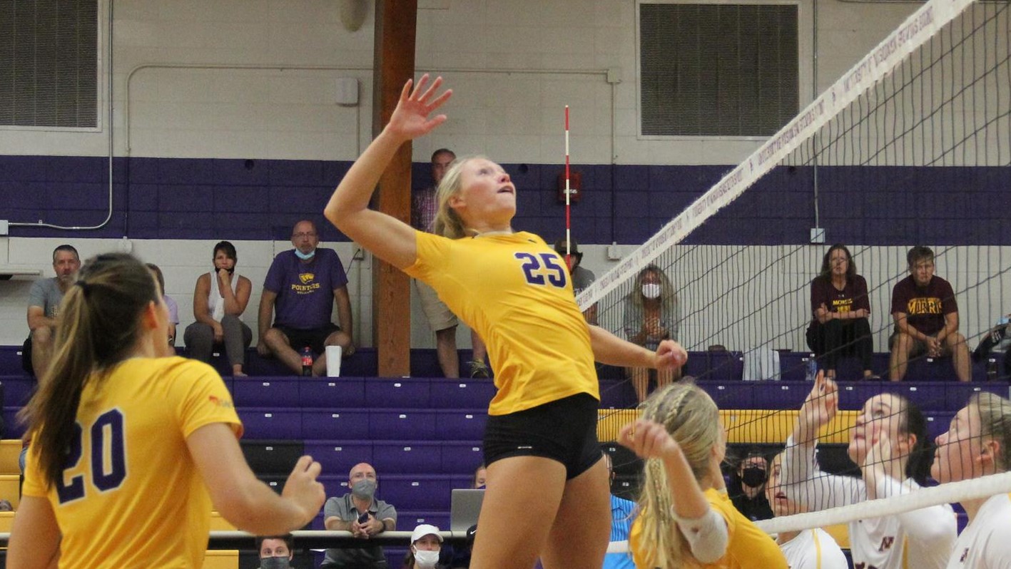 UWSP Volleyball Wins Twice At WIAC Quad University Of Wisconsin 