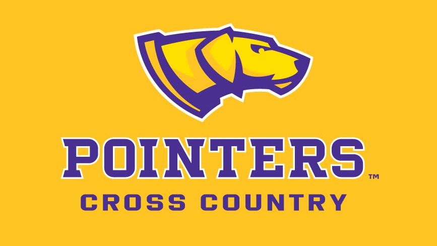 UWSP Cross Country Logo on GOld
