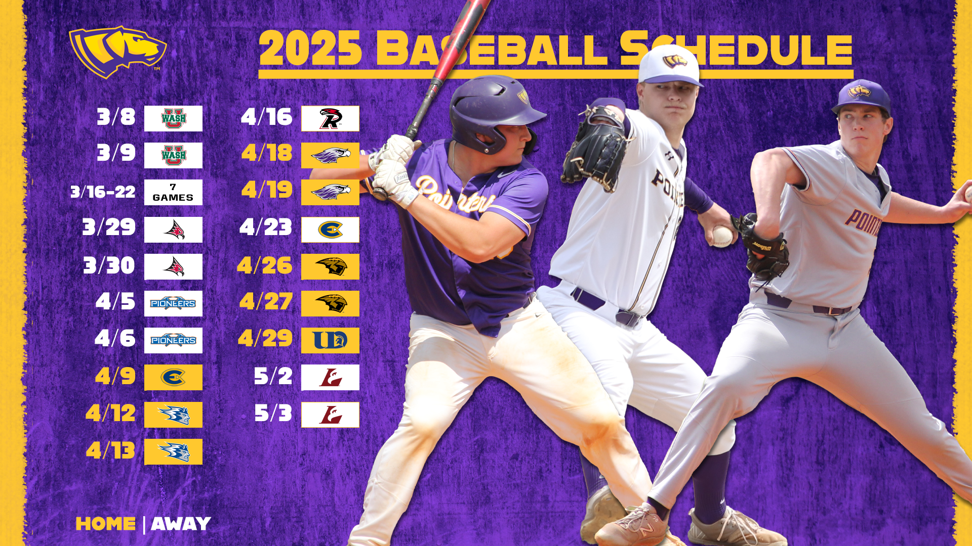 2025 Baseball Schedule - University of Wisconsin - Stevens Point Athletics