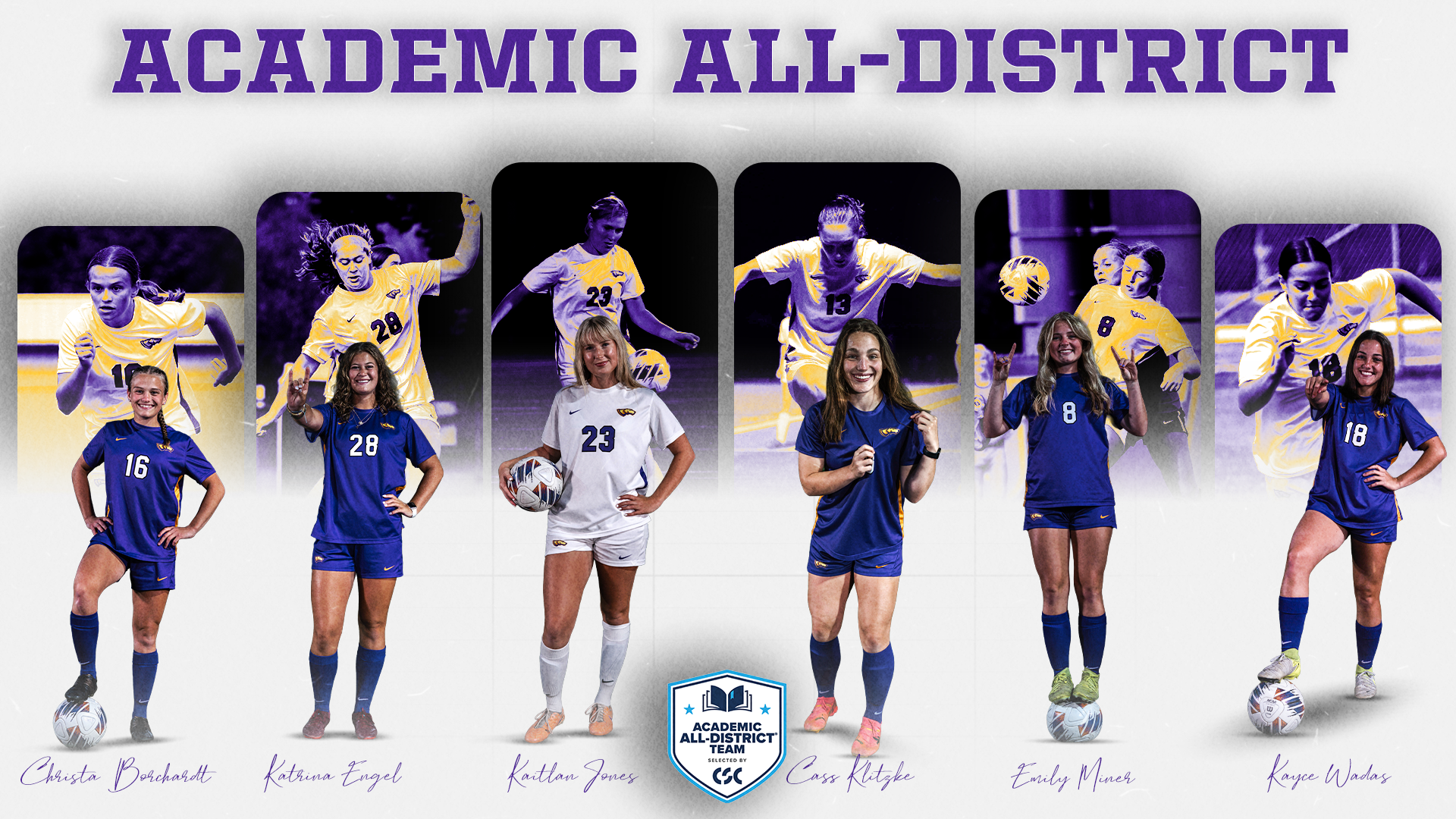 2025 Women's Soccer Academic All-District