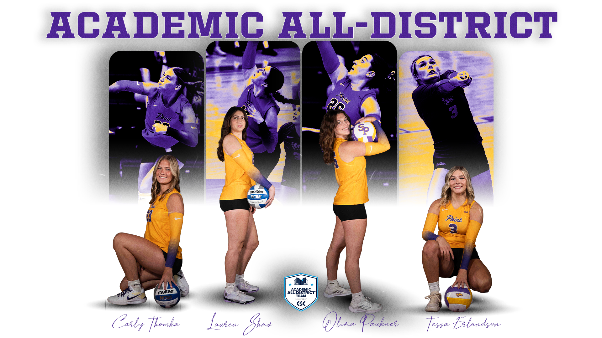 2025 Volleyball Academic All-District