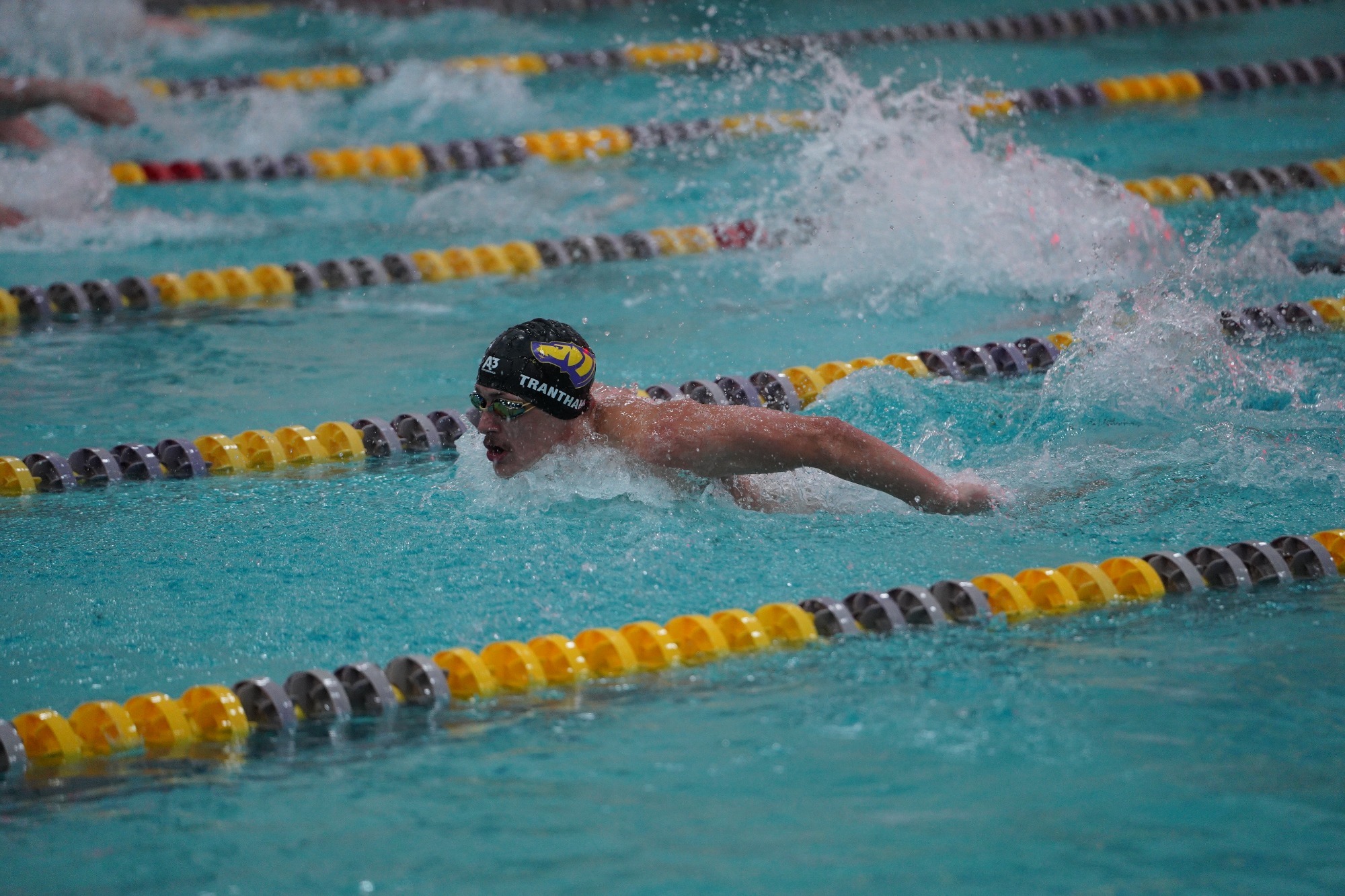 Pointers Men and Women in Third After Day One of WIAC Championships