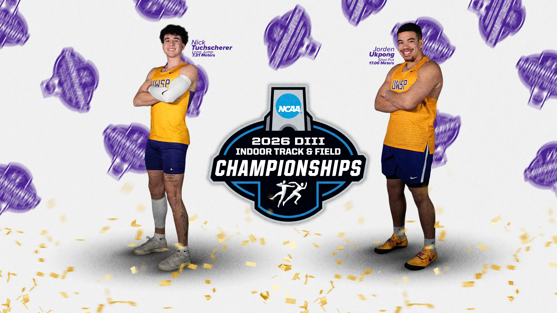 Tuchscherer and Ukpong headed to NCAA Indoor Championships
