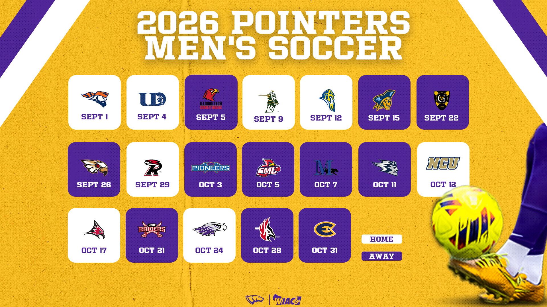 2026 men's soccer schedule