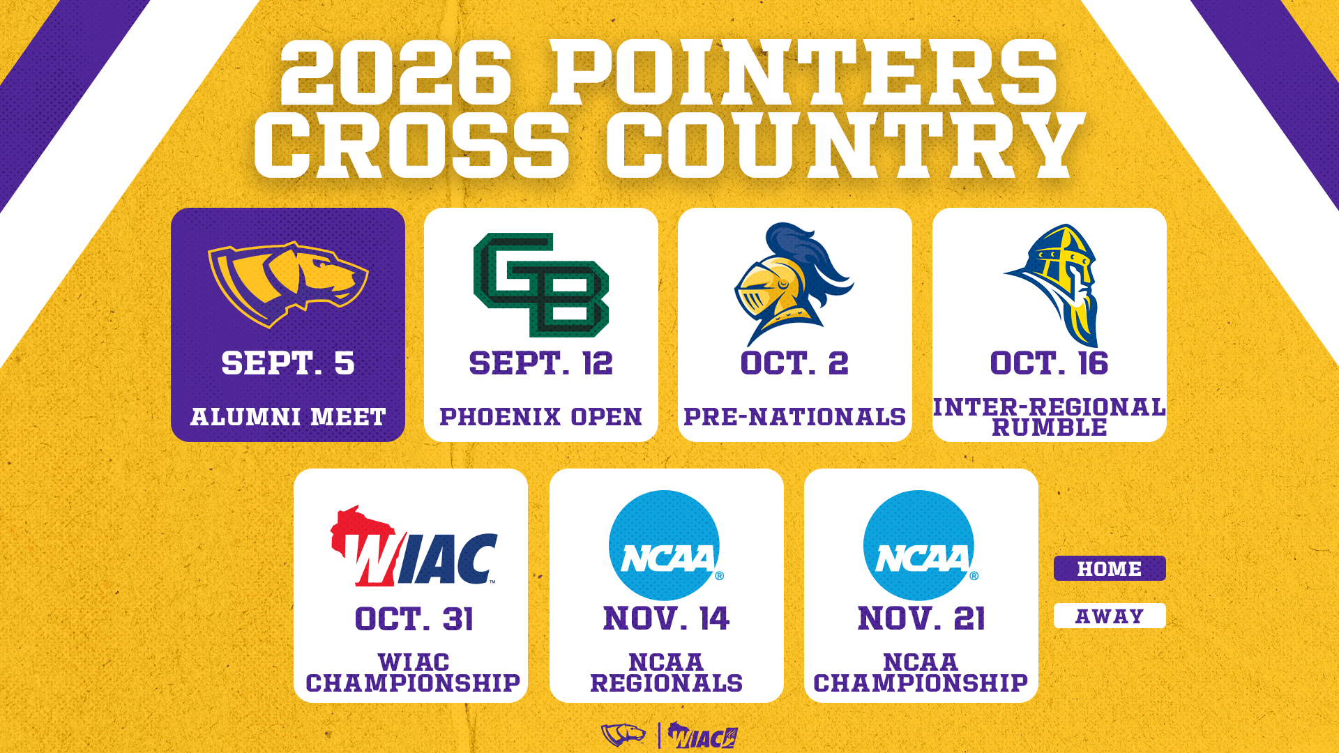 2026 UWSP cross country schedule