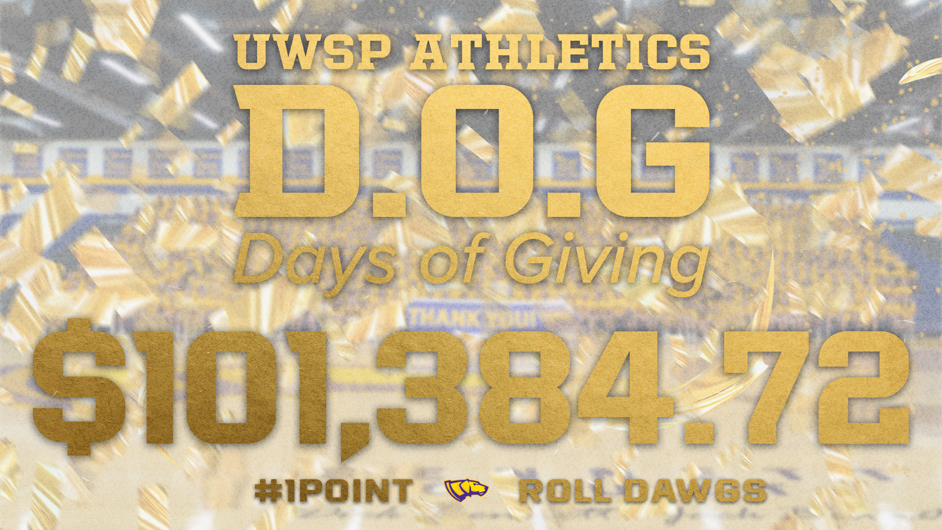 UWSP Athletics day of giving total