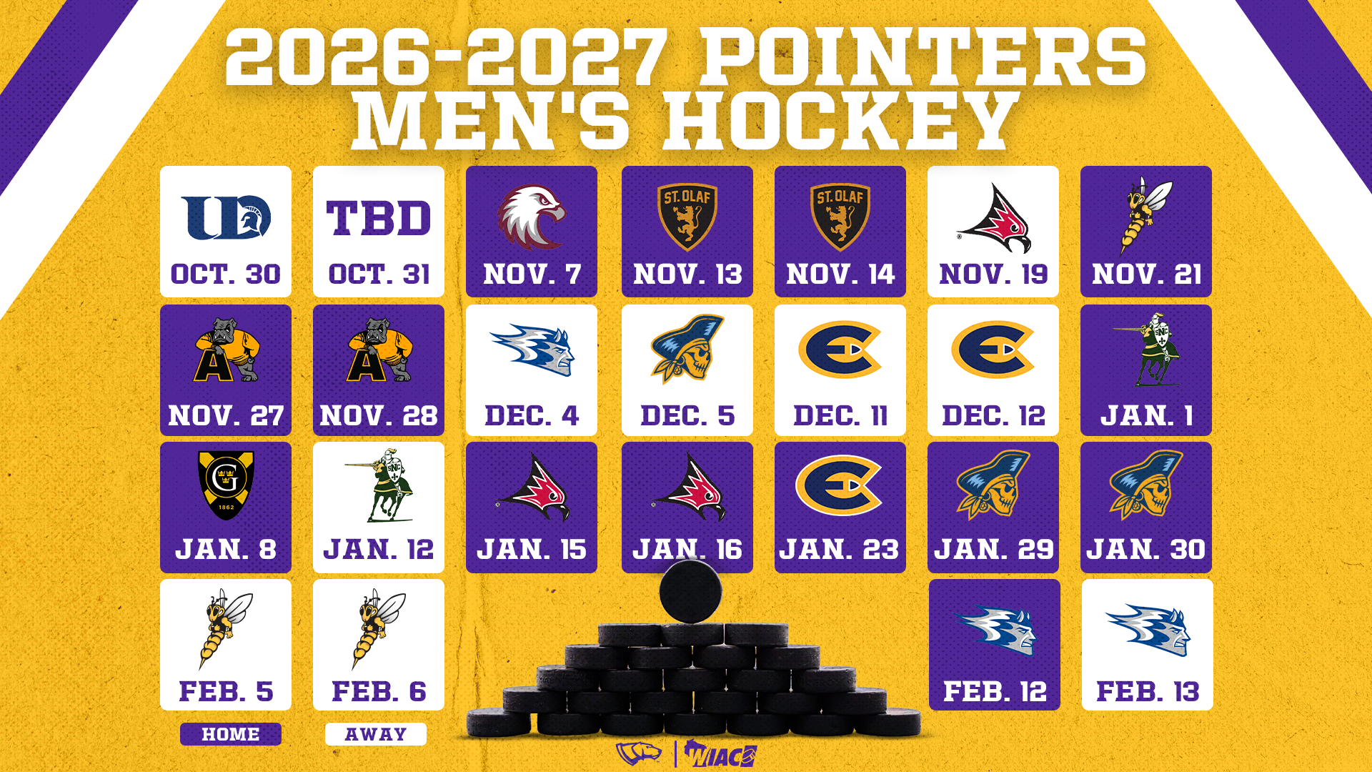 2026-27 men's hockey schedule