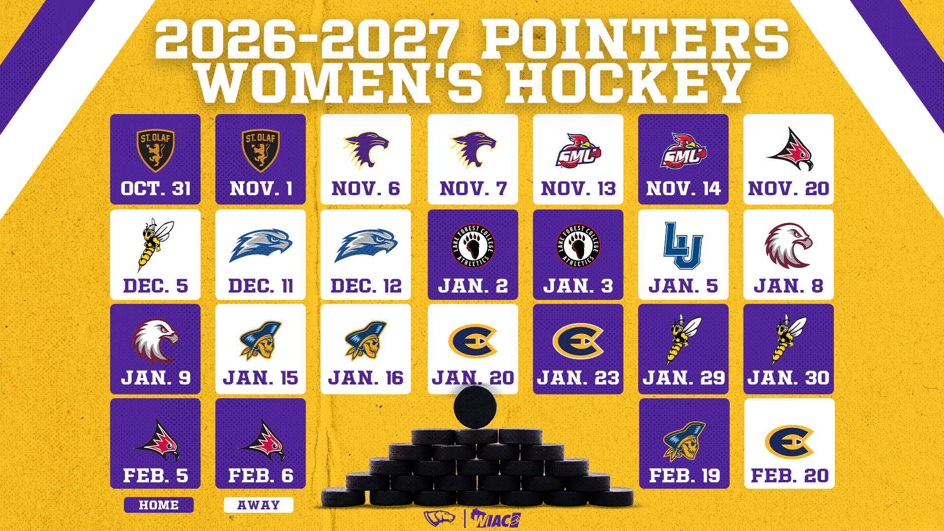 2026-27 UWSP Women's hockey schedule