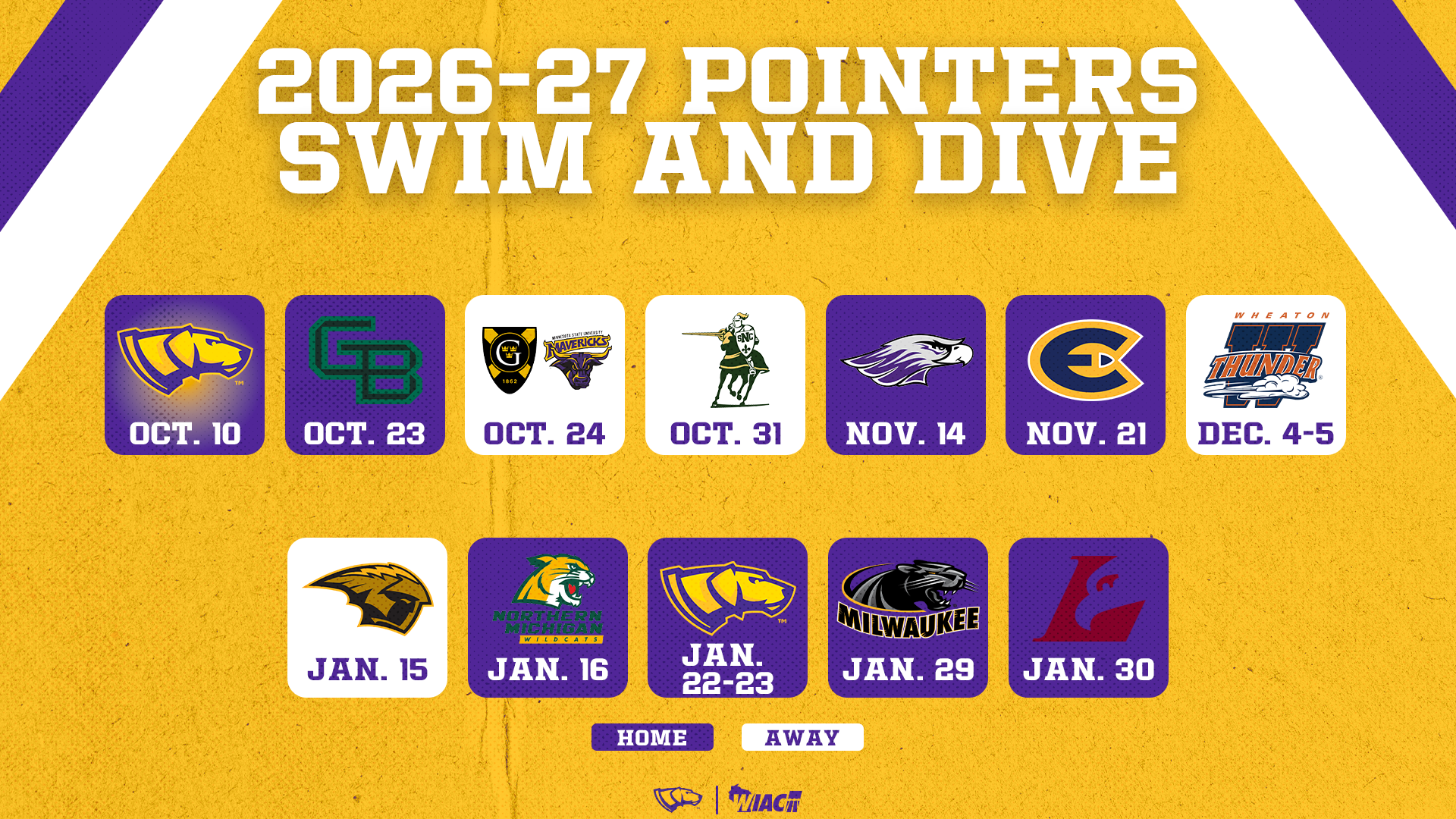2026-27 swimming and diving schedule