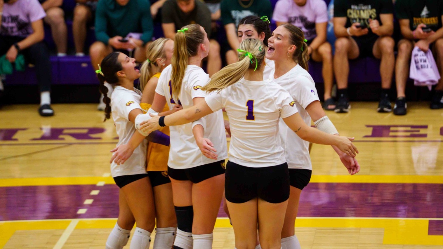 Pointers celebrate point