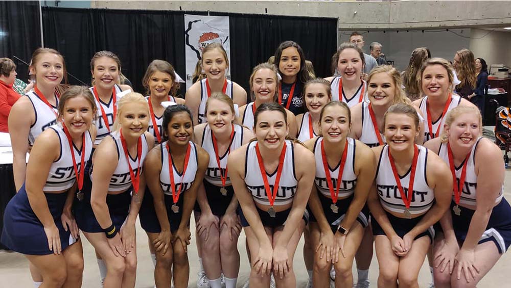 2018-19 UW-Stout Cheer and Stunt Squad