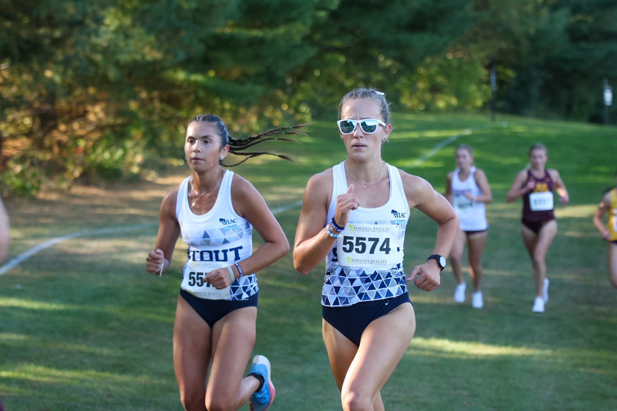 Brekkyn and Arely running