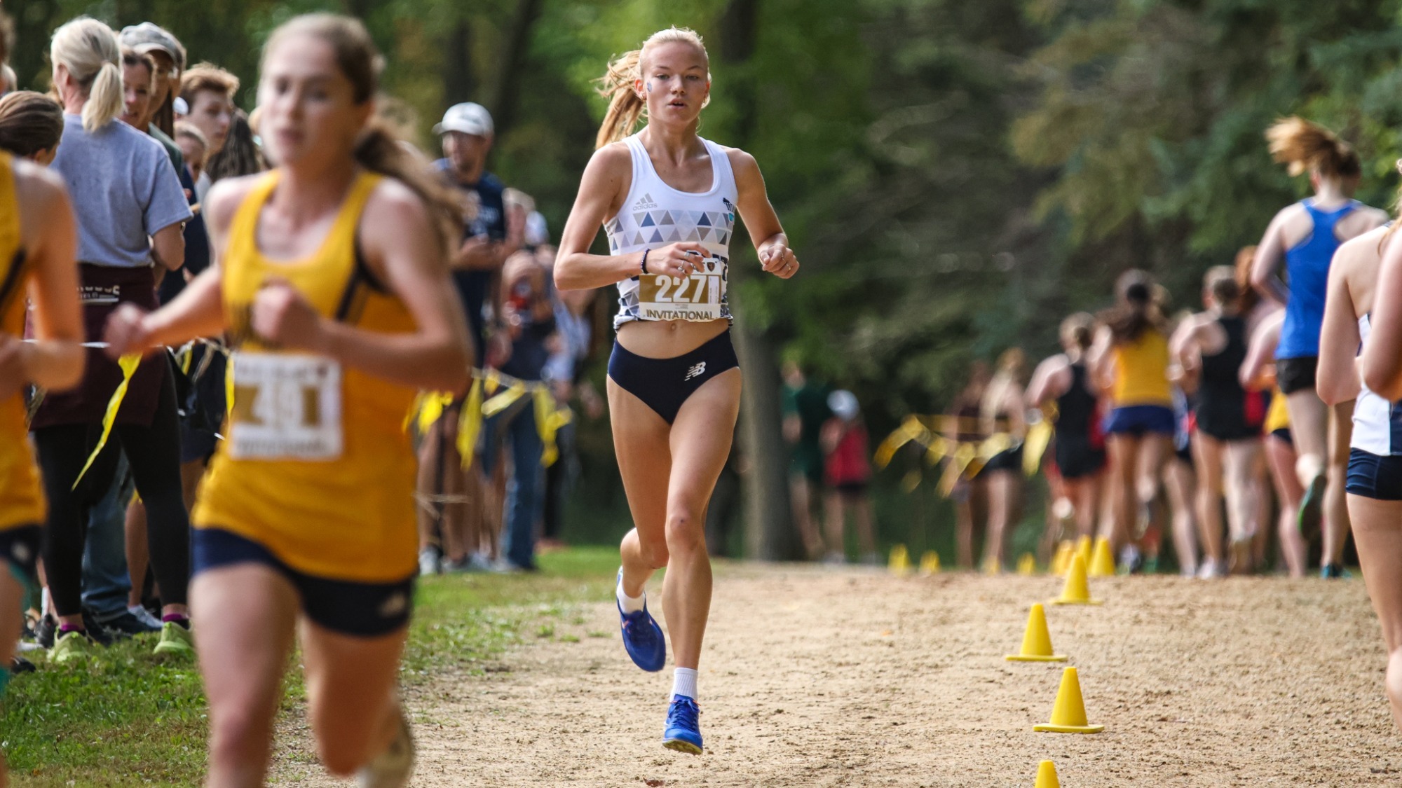 Claudia Lasiowski running at St Olaf