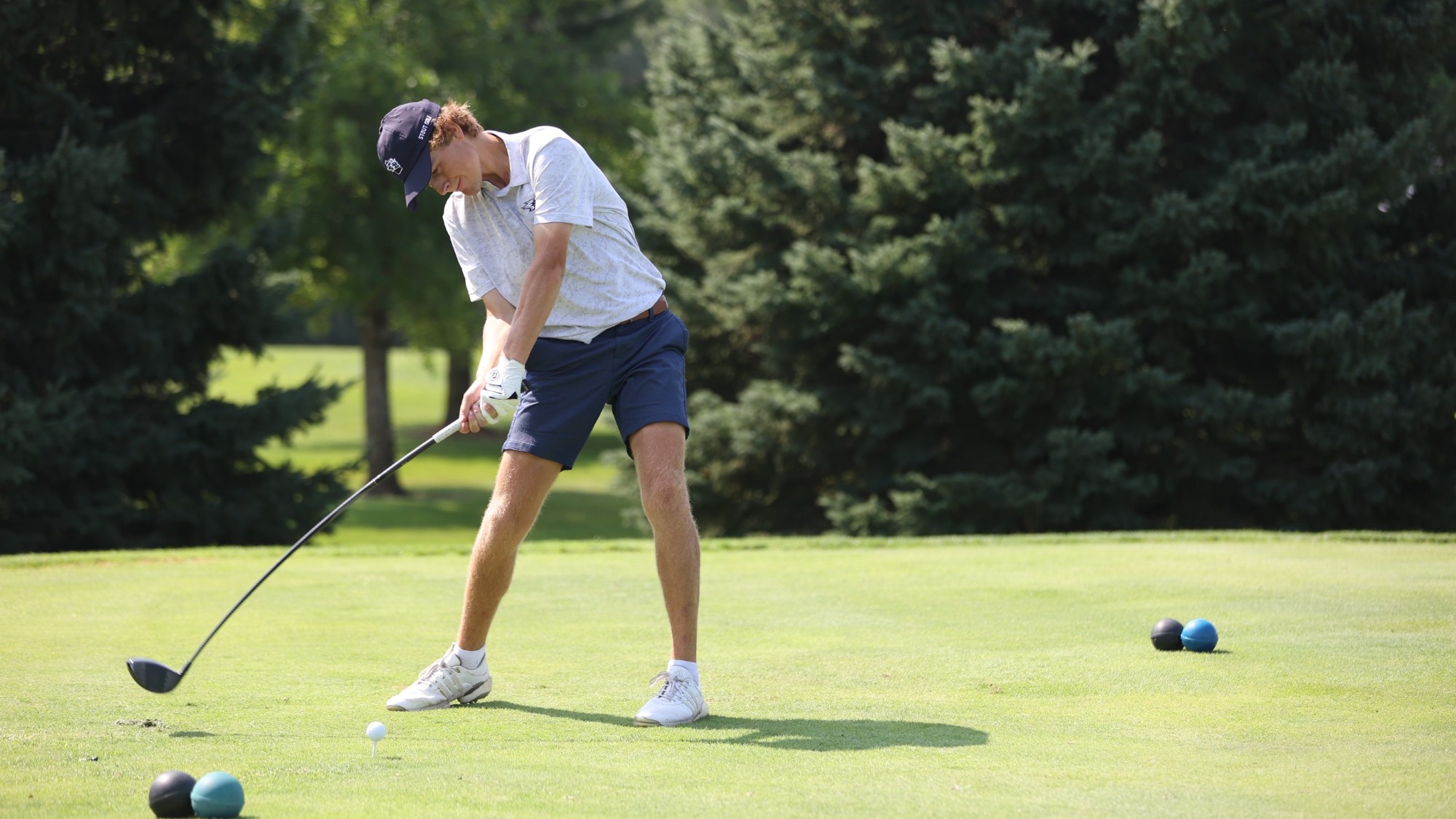 Nick Buckman tee shot