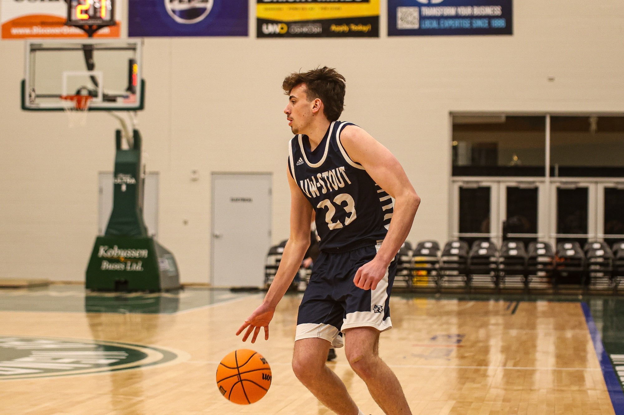 Gavin handles the ball