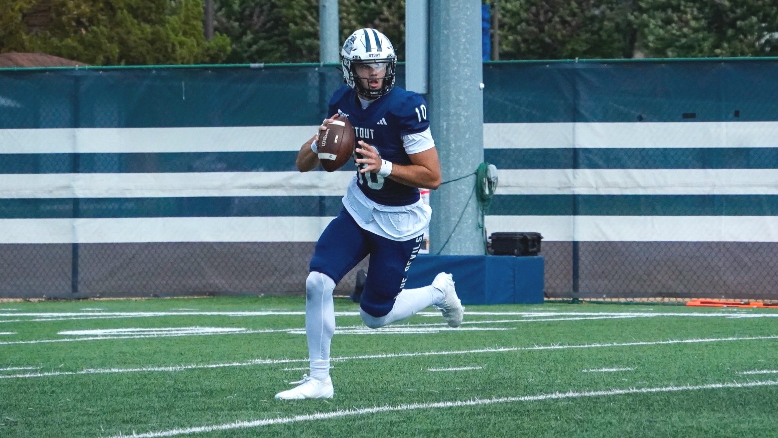 Chase rolls out for a pass