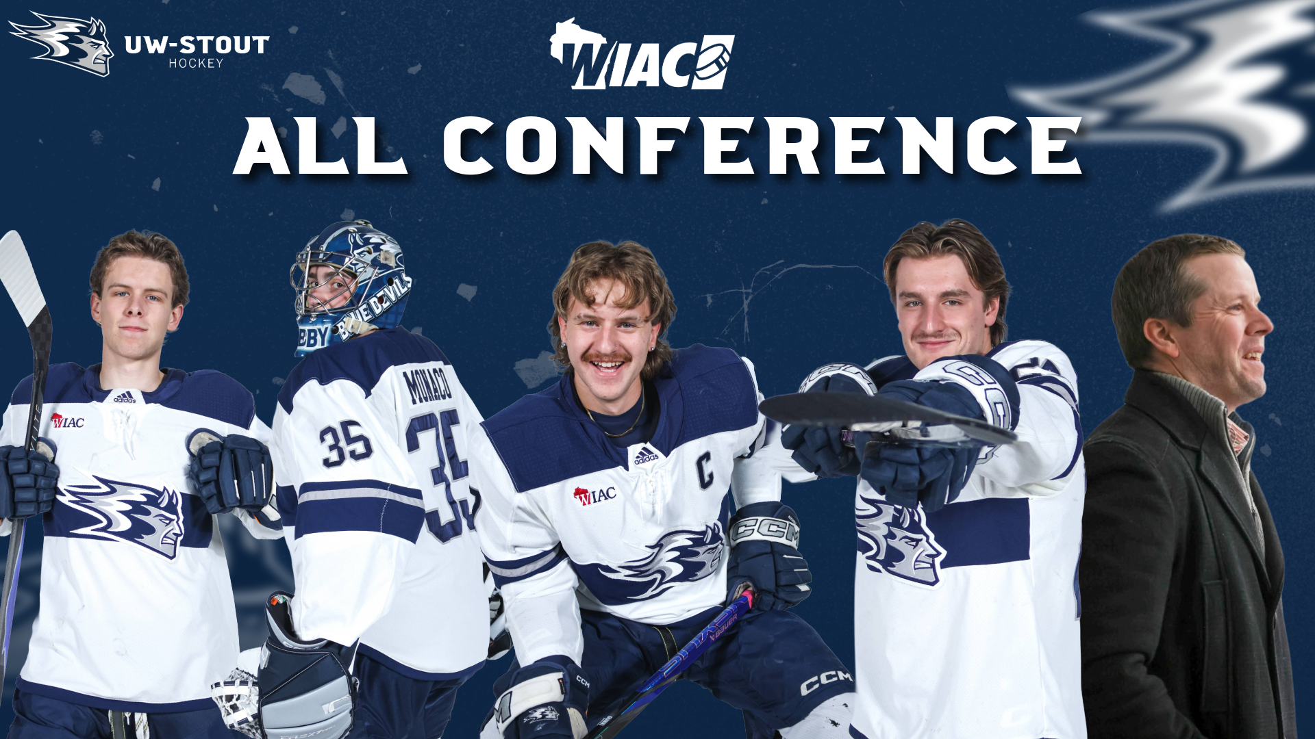 2026 Hockey All-Conference graphic