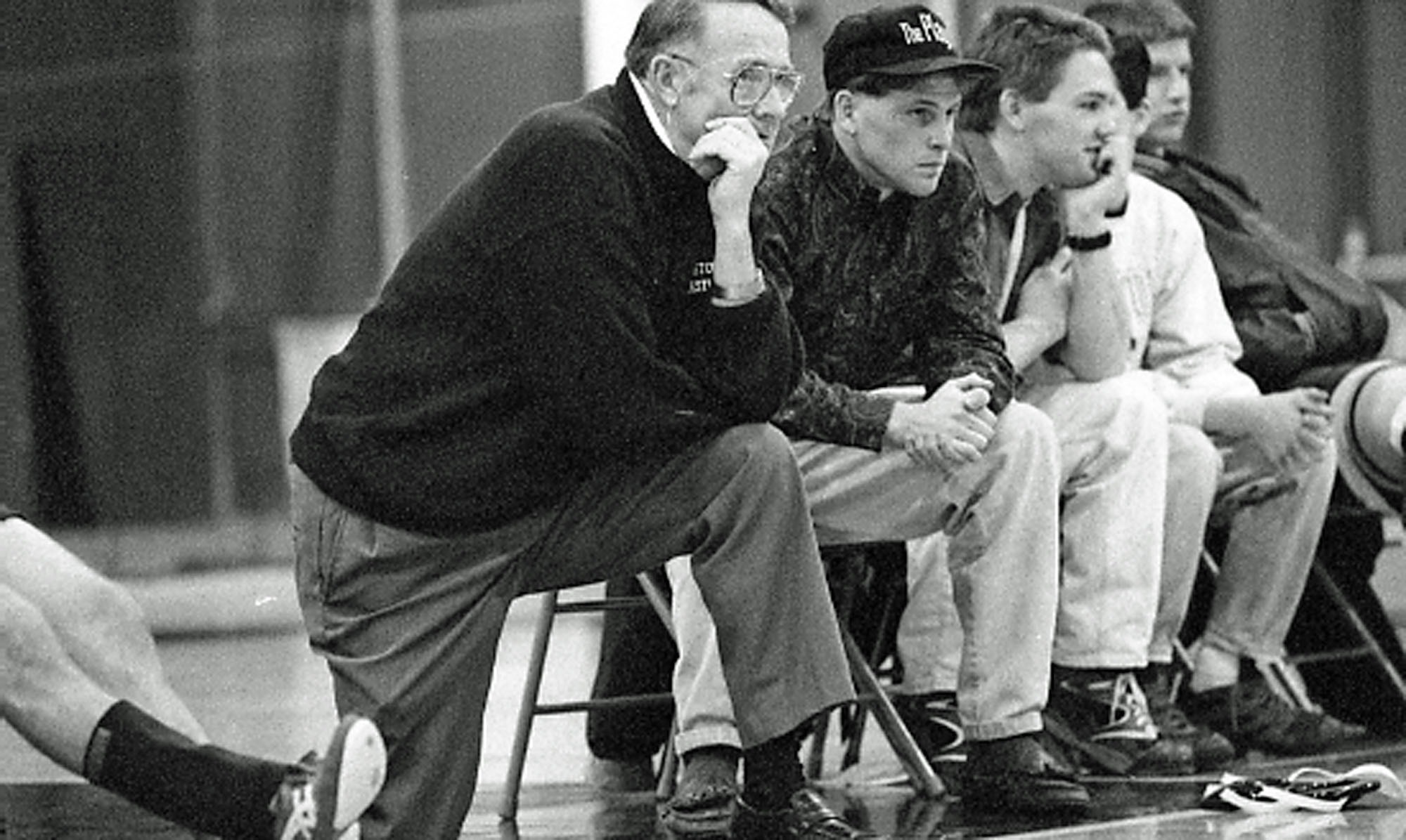 Bob Thomas Looks on from the sideline