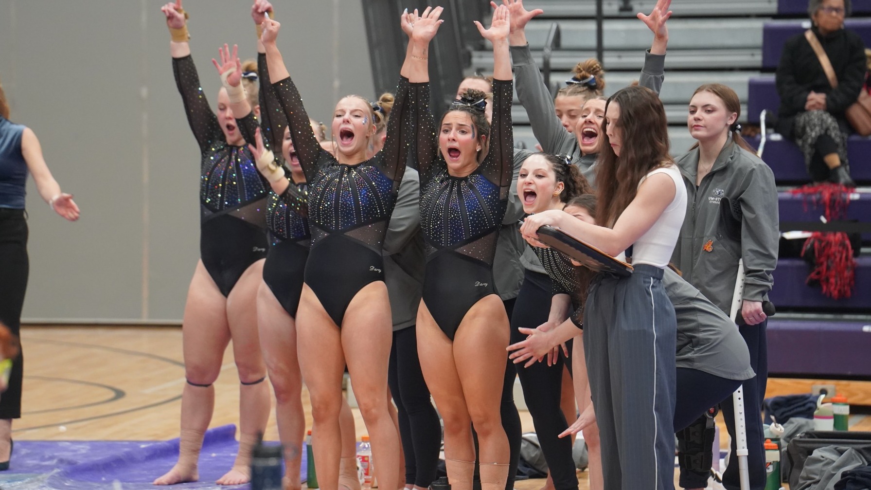 Stout cheer at WIAC Championship