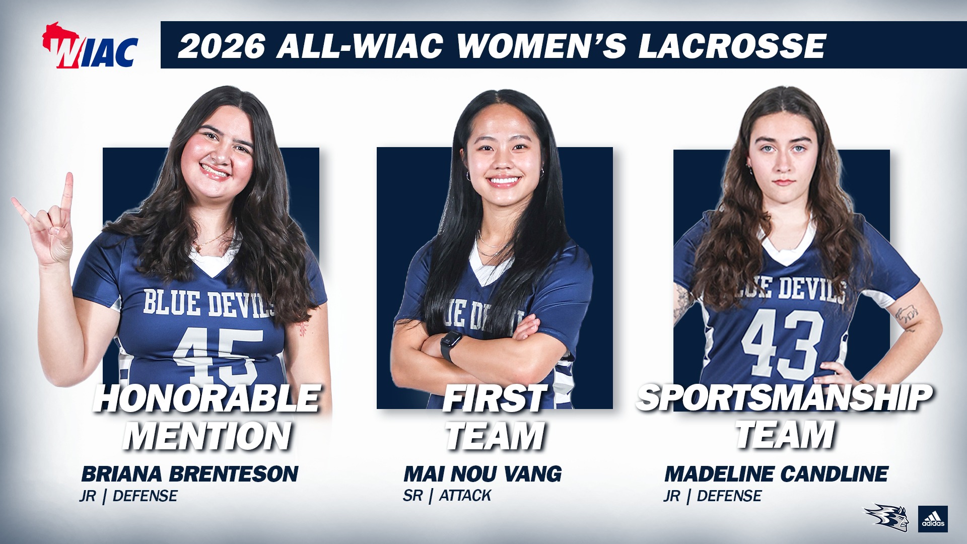 2026 lacrosse all-wiac graphic