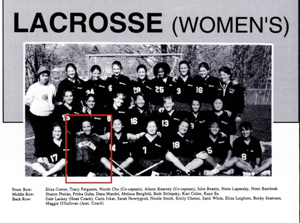 1994 Women's Lacrosse Team Photo